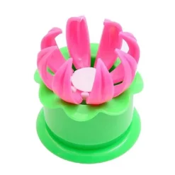 Köksformar-2PCS Manuell Dumpling Form Ångad Fylld Bullform DIY Bakverk Pajform för Kök Matlagningsverktyg