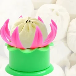 Köksformar-2PCS Manuell Dumpling Form Ångad Fylld Bullform DIY Bakverk Pajform för Kök Matlagningsverktyg