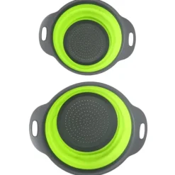 2PCS Rund Infällbar Hopfällbar Avloppskorg Fruktkorg Multifunktionell Kök Plast Bassäng