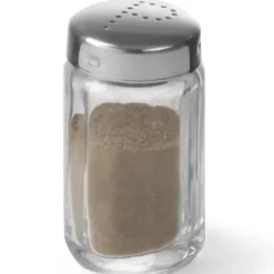 Salt- & Pepparströare-Pepparkruka i glas, diameter 40mm höjd 70mm set om 6 st. - Hendi 461167