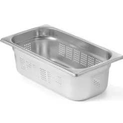 Durkslag & Silar-Perforerad GN-behållare, rostfritt stål GN1/3 325x176mm, höjd 100mm - Hendi 802526