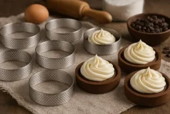 Bakning-Perforerad pajform med kant 8 cm / 6 delar