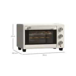 Petit four Grille-pain 21 liter med 1 galler och 1 bakplåt, 3 tillagningslägen, 100°C-230°C