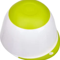 Ibili PETSKÅL 0 24 CM GRADERAD VIT OCH GRÖN HÄLLPIP AV PLAST - HALKHÅLLBAS - DIAMETER 24 CMS - SÄKER I DISKMASKIN...