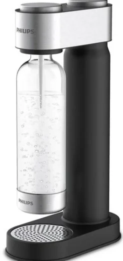 Philips Kolsyremaskin-GoZero ADD4902BK/10 Kolsyrare Svart och Silver