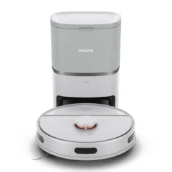 Philips Robotdammsugare-HomeRun Series 3000 Aqua Robot Dammsugare, självrengörande, upp till 200 min, 4 lägen, vit (XU3110/02)