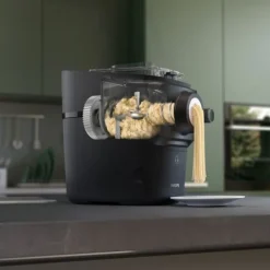 Philips Pastamaskiner-Pastamaker 7000-seriens pastamaskin, formar för spagetti, lasagne och andra, 200 W, svart (HR2665/96)