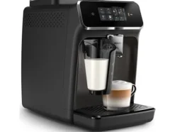 Philips Kaffemaskiner & Espresso-Series 2300 EP2334 - Automatisk kaffekokare med mjölkskummare - 15 bar - svart/glänsande kashmirgrå