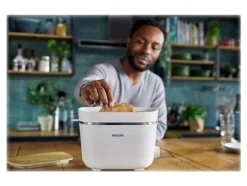 Philips Series 5000 HD2640 Eco Conscious Edition - Brödrost - 2 skiva - 2 Kortplatser - matt silkesvit