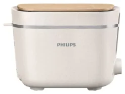 Philips Series 5000 HD2640 Eco Conscious Edition - Brödrost - 2 skiva - 2 Kortplatser - matt silkesvit
