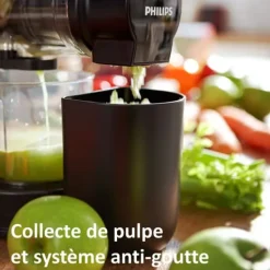 Philips Juicepressar-Viva HR1889/70 Juicer - XL Öppen spis - Snabb rengöring - 1L kanna - Svart