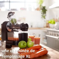 Philips Juicepressar-Viva HR1889/70 Juicer - XL Öppen spis - Snabb rengöring - 1L kanna - Svart