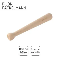 Pilon de bar - Fackelmann - 49512 - Trä - 22,3 x 3,1 cm - Ideal för cocktails