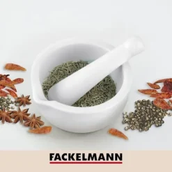 Mortlar & Mortelstötar-Pilon Mortier - Fackelmann - 45442 - Porslin - 12x6,5cm - 2 stycken