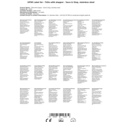 Pip med propp - SAVE STOP