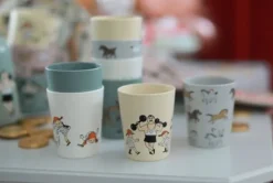 Kaffe- & Teserviser-Pippi Cirkus Samlarkoppar 4-pack Rätt Start