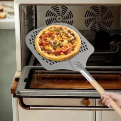 Pizzaspade, 3x132x30,5 cm, Silver, Naturlig