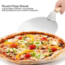 Pizzaspatel i rostfritt stål - viktigt bakverktyg för perfekt pizza och bakverk