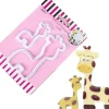 Kakformar-Plastformar för sockerpasta Giraff 2 st. formar