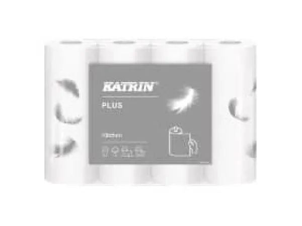 Toalettpapper-Plastlåg Ø78mm PS Cortadolåg Sort,10 ps x 100 stk/krt