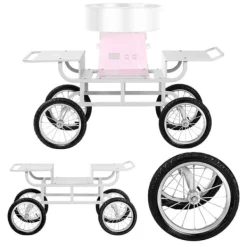 Maskiner För Spunnet Socker-Plattformsvagn på hjul för Royal Catering RCZT-01W sockervaddsmaskin