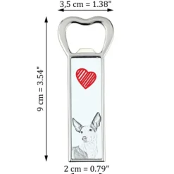 Drinkshakers & Drinkverktyg-Podenco från Ibiza, Podenco Ibicenco - flasköppnare med en hund, personlig kylöppnare, unik present till en man från Art-Dog