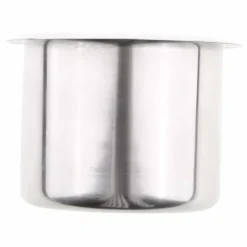 Underläggshållare-Pofet - AUZ4512 - Set med 4 universal mugghållare i rostfritt stål för pokerbord, soffa - 68 x 55 mm