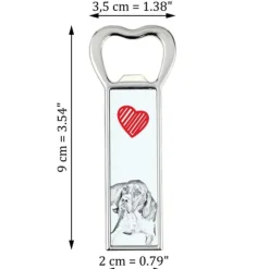 Drinkshakers & Drinkverktyg-Pointer I - flasköppnare med en hund, personlig kylöppnare, unik present till en man från Art-Dog