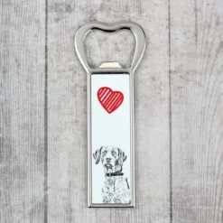 Drinkshakers & Drinkverktyg-Pointer II - flasköppnare med en hund, personlig kylöppnare, unik present till en man från Art-Dog