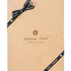 .poivre..champ Kvarn i naturligt trä med set av rör med Kampotpeppar 3 × 10 g