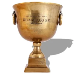 vidaXL Pokal champagnekylare koppar brun