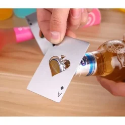 Poker En formad vinölöppnare i rostfritt stål