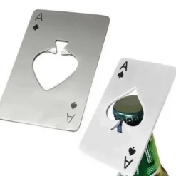 Drinkshakers & Drinkverktyg-Poker En formad vinölöppnare i rostfritt stål