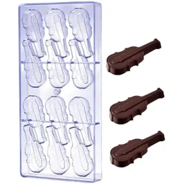 Köksformar-Polykarbonat chokladform VIOLIN