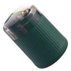 Pop Up Automatisk Tandpetare Dispenser Hållare Kompakt Stor Kapacitet Klar Fönster Tandpetare Behållare för kök Mörkgrön