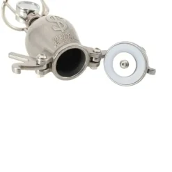 Popcornmaskin - Manuell popcornpanna - Rostfritt stål - För spis och öppen låga - Tjock vägg - Mini