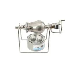 Popcornmaskin - Manuell popcornpanna - Rostfritt stål - För spis och öppen låga - Tjock vägg - Mini