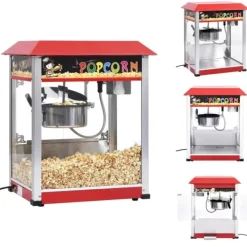 Popcornmaskiner - Living Popcornmaskin med teflonbeläggning 1400 W