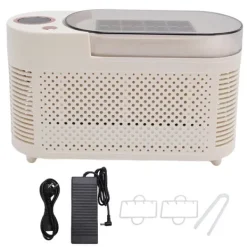 Portabel isbitsmaskin - Bordsmodell - 8 isbitar per omgång - 120 W - Kompakt design - Enkel att använda - EU-version - Svart