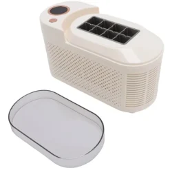 Portabel isbitsmaskin - Bordsmodell - 8 isbitar per omgång - 120 W - Kompakt design - Enkel att använda - EU-version - Svart