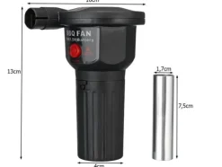 Portabel Luftblås / Grillfläkt - Fläkt till grillen