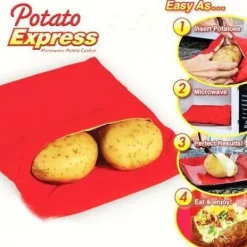 potatis express fyr mikrovågsugn påse med potatis Potato Bag Potatis i ugn påsar bes22287
