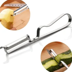 Matskalare & Urkärningsverktyg-Potatisskalare/Grönsaksskalare med Praktisk Spets Rostfritt Stål