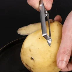Matskalare & Urkärningsverktyg-Potatisskalare/Grönsaksskalare med Praktisk Spets Rostfritt Stål