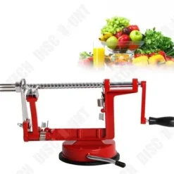 Matskalare & Urkärningsverktyg-Äppelskalare tre i ett med vev - Multifunktionell fruktskalare - Kökstillbehör