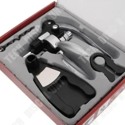 Korkskruvar-Öppnare - Metall - Korkskruv med Spak - 3 Delar - Idealisk för Vin, Champagne, Öl