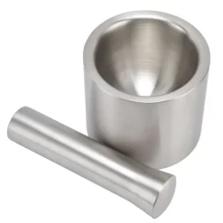 Mortlar & Mortelstötar-Praktisk kökskvarn med dubbel struktur för mat