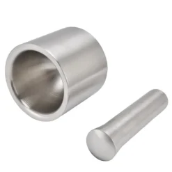 Mortlar & Mortelstötar-Praktisk kökskvarn med dubbel struktur för mat