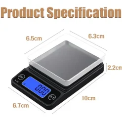 Köksvågar-Precisionsvåg / Kaffevåg, 300g / 0.1g