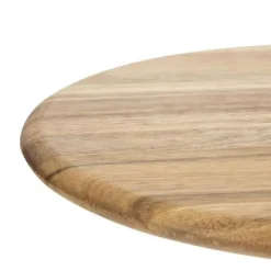 Presentationstavla - Olympia - Acacia - 330 mm - Rund - Brun